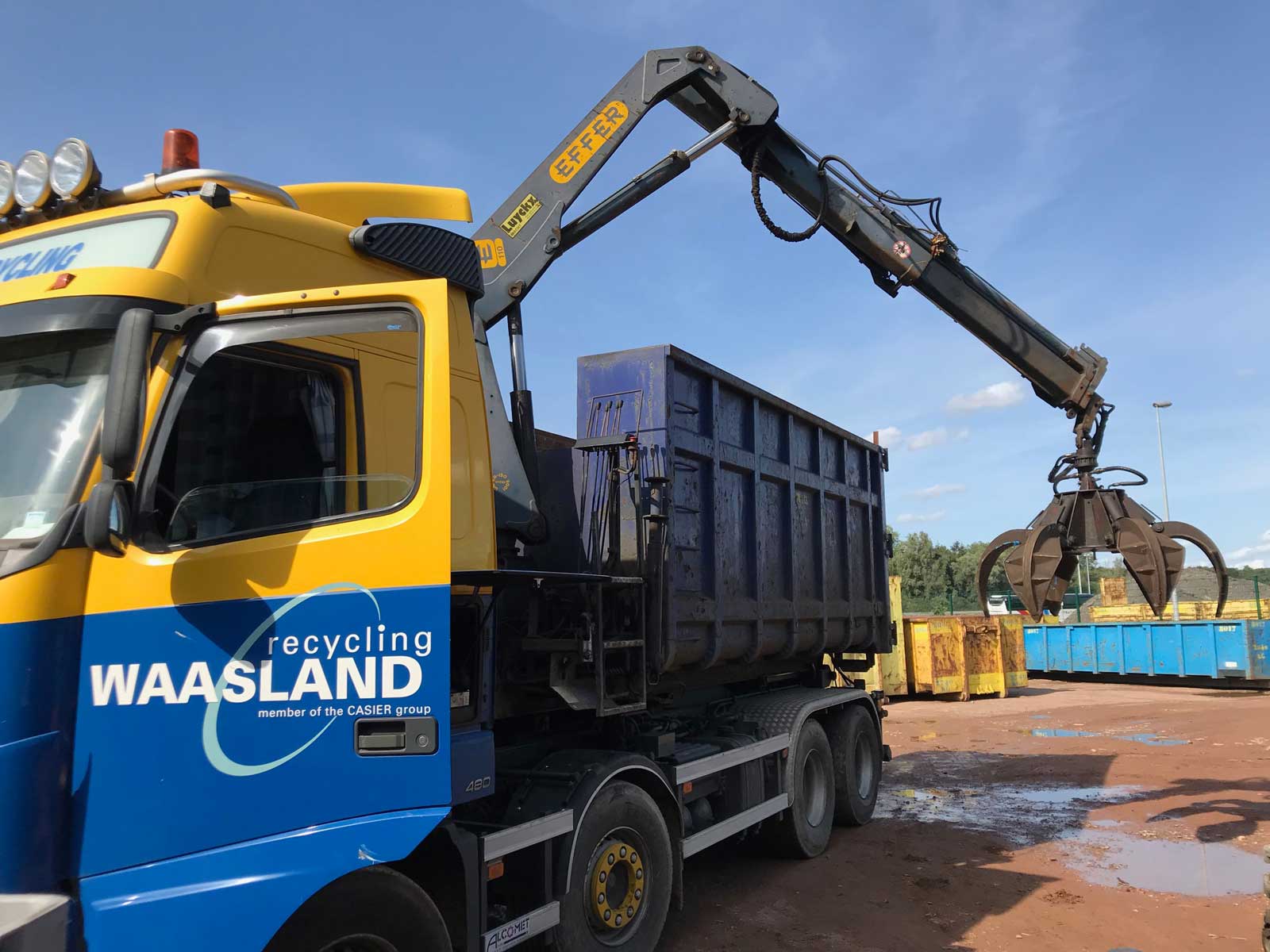 Plaatsen van containers